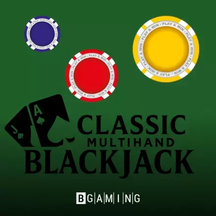 Classic Multihand Blackjack live dealer game tile in the Spinsopotamia Casino lobby