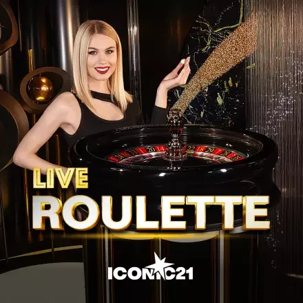 Live Roulette live dealer game tile in the Spinsopotamia Casino lobby