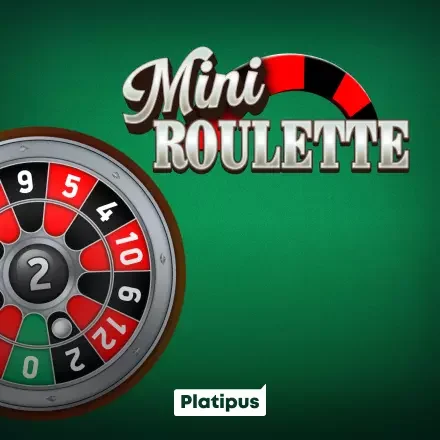 Mini Roulette live dealer game tile in the Spinsopotamia Casino lobby