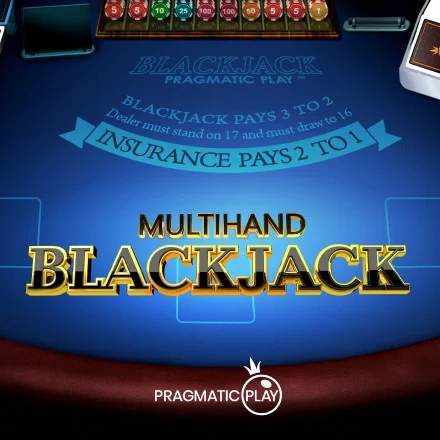 Multihand Blackjack live dealer game tile in the Spinsopotamia Casino lobby