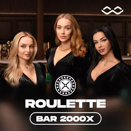 Roulette Bar 2000x live dealer game tile in the Spinsopotamia Casino lobby