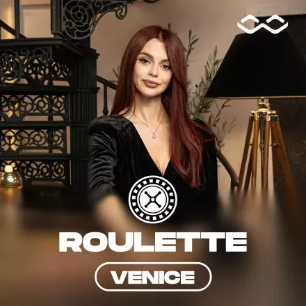 Roulette Venice live dealer game tile in the Spinsopotamia Casino lobby